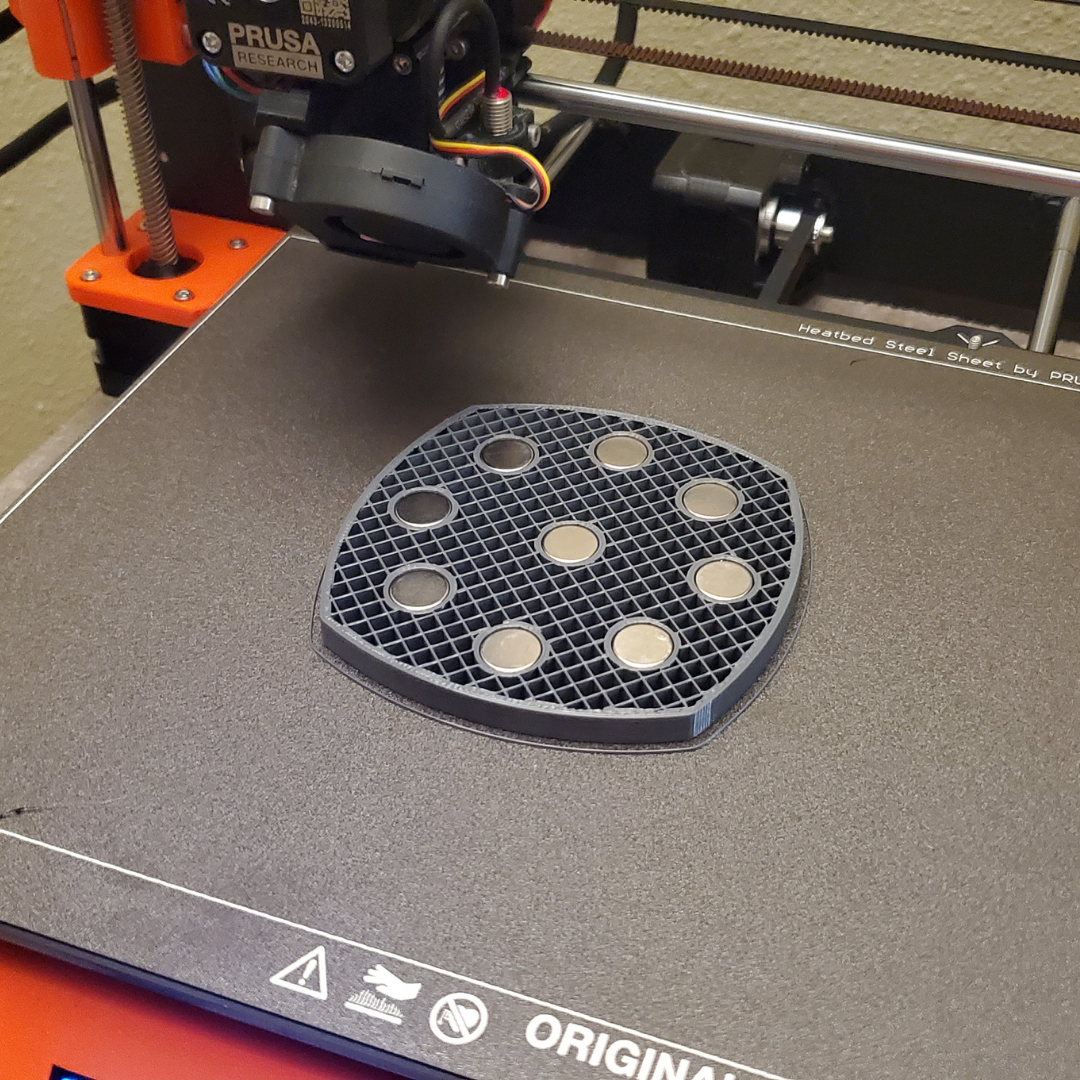 Magnetic Cup Holder | Attach Cupholder to Any Magnetic Surface | Ultra Strong Embedded Neodymium Magnets | Made in USA