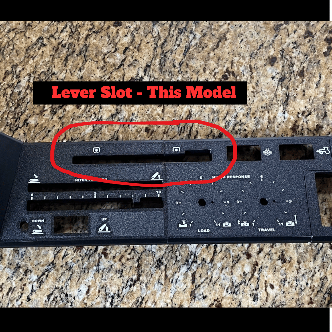 Replacement Tractor Console Panel Compatible with CaseIH Magnum Lever PTO 7100 & Early 7200 Series | Functional Replacement Lever PTO Console | Made in USA
